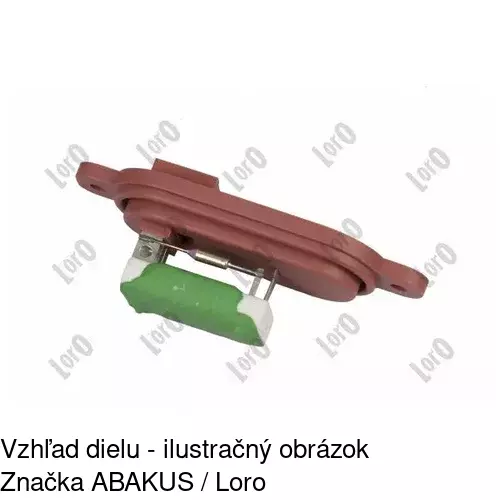 Ovládače klimatizácie 5770KST-1 /POLCAR/ - obr. 2