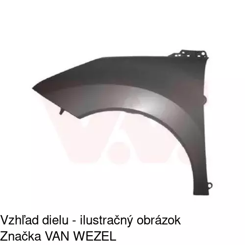 Predný blatník 578001 /POLCAR/ - obr. 1