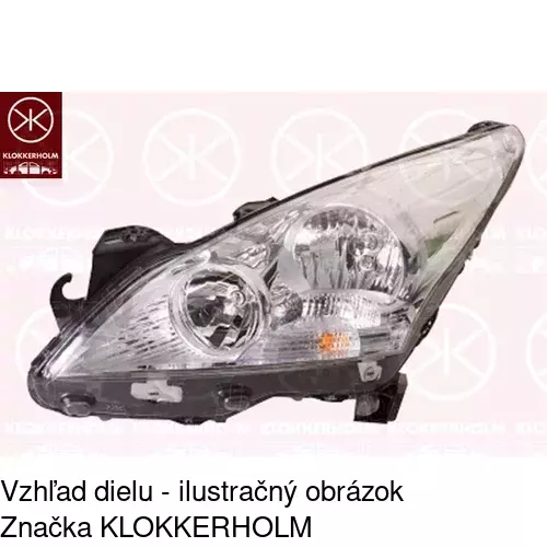 Hlavný reflektor 578009-E /POLCAR/ - obr. 2