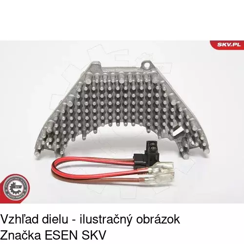 Ovládače klimatizácie 5786KST-1 /POLCAR/ - obr. 1