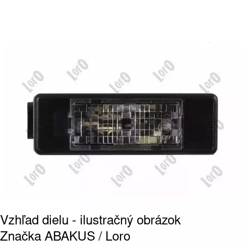 Svetlo na osvetlenie evidenčného čísla 5790957 /POLCAR/ - obr. 4