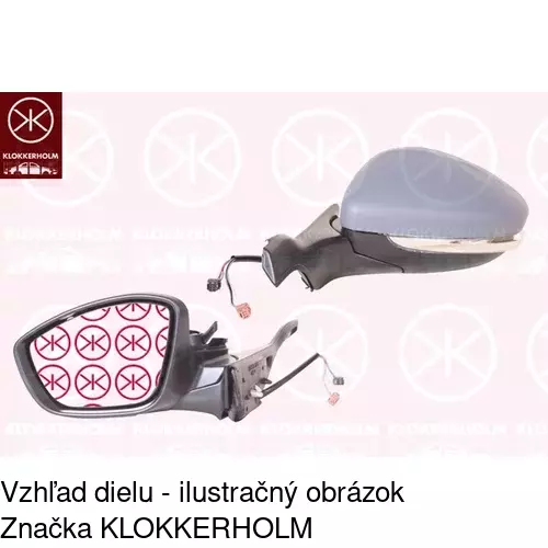Vonkajšie zrkadlo 57B1524M /POLCAR/ - obr. 1
