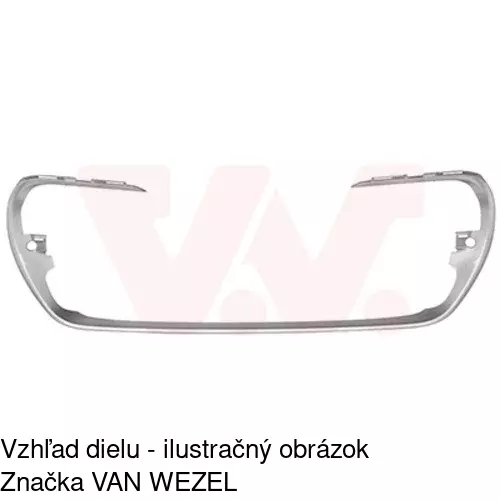 Rámik krytky nárazníka 57C1279J /POLCAR/ - obr. 1