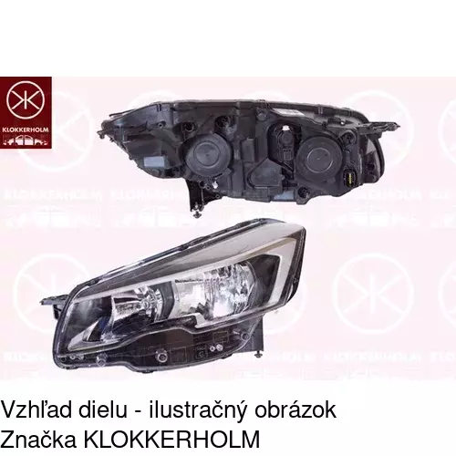 Hlavný reflektor POLCAR 57D110-V