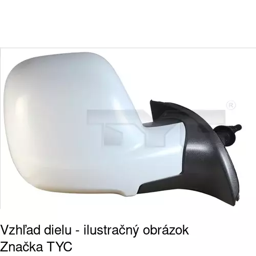 Rám vonkajšieho zrkadla 57U155PM /POLCAR/ - obr. 2