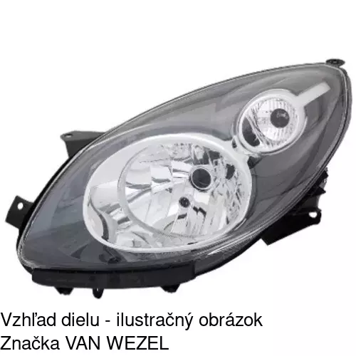 Hlavný reflektor 6001090E /POLCAR/ - obr. 5