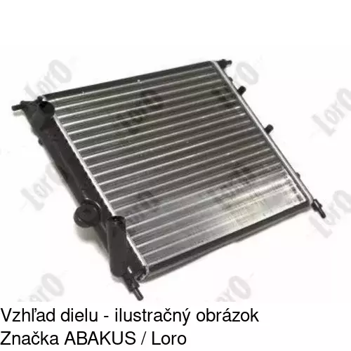 Chladiče vody 600608A4 /POLCAR/ - obr. 1