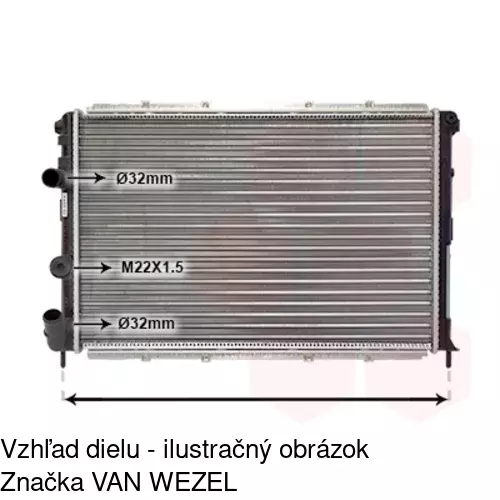 Chladiče vody 600708A2 /POLCAR/ - obr. 5