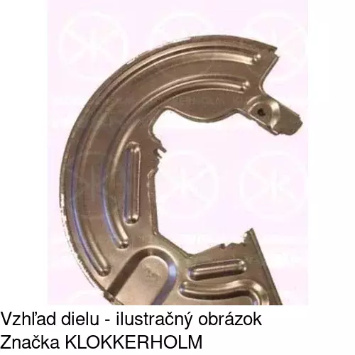Brzdovy štít POLCAR 6007OT-1