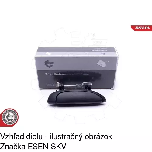 Vnútorná kľučka POLCAR 6007Z-44