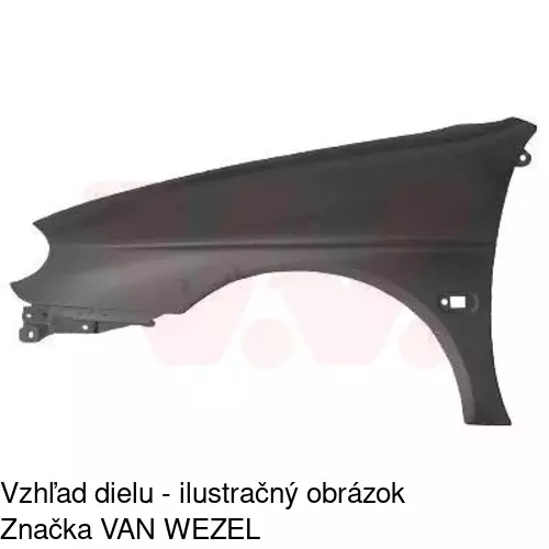Predný blatník 601102-J /POLCAR/ - obr. 2