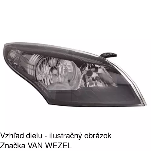 Hlavný reflektor 6014096E /POLCAR/ - obr. 4