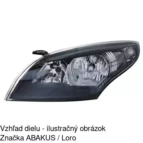 Hlavný reflektor 6014103E /POLCAR/ - obr. 5