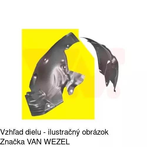 Podblatník (plast) 6014FL-2 /POLCAR/ - obr. 2