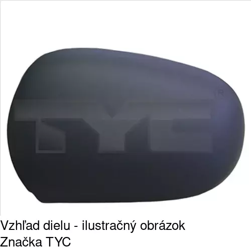 Vonkajšie zrkadlo POLCAR 6015511M