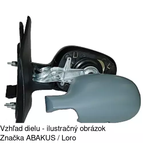 Rám vonkajšieho zrkadla 601555PE /POLCAR/ - obr. 2