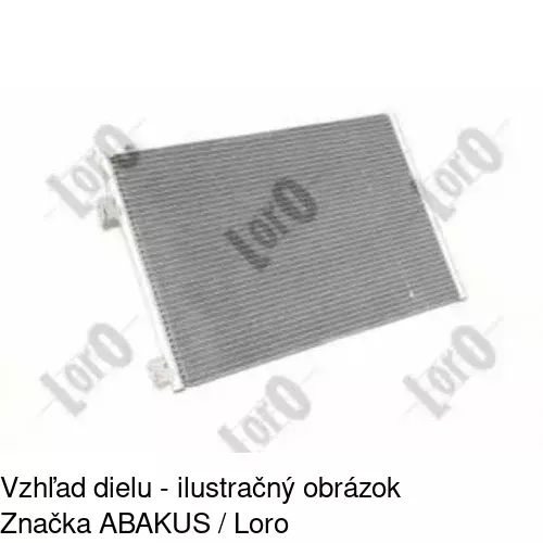Chladiče klimatizácie 6016K8C2 /POLCAR/ - obr. 3