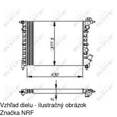 Chladiče vody POLCAR 601908A0