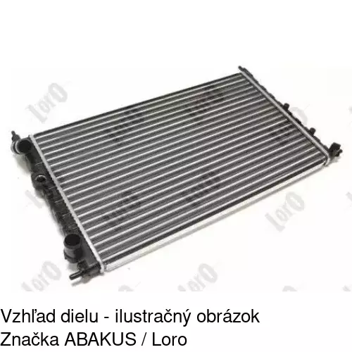 Chladiče vody 602108A4 /POLCAR/ - obr. 1