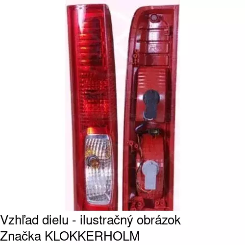 Zadné svetlo 602787-V /POLCAR/ - obr. 2