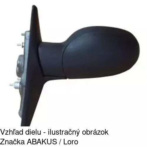 Vonkajšie zrkadlo 6032514M /POLCAR/ - obr. 2