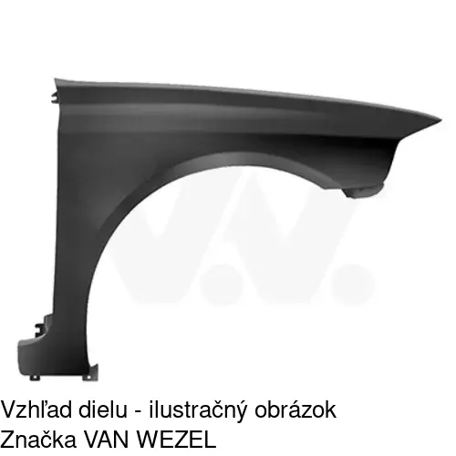Predný blatník 603702 /POLCAR/ - obr. 2