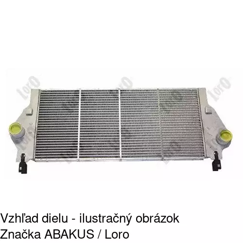 Chladiče vzduchu (Intercoolery) 6037J8-1 /POLCAR/ - obr. 3
