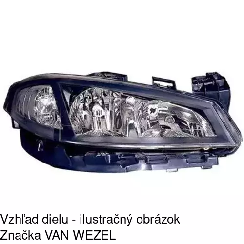 Hlavný reflektor 603810-V /POLCAR/ - obr. 3