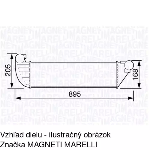 Chladiče vzduchu (Intercoolery) POLCAR 6038J81X