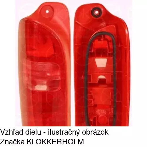 Zadné svetlo 604187-E /POLCAR/ - obr. 1