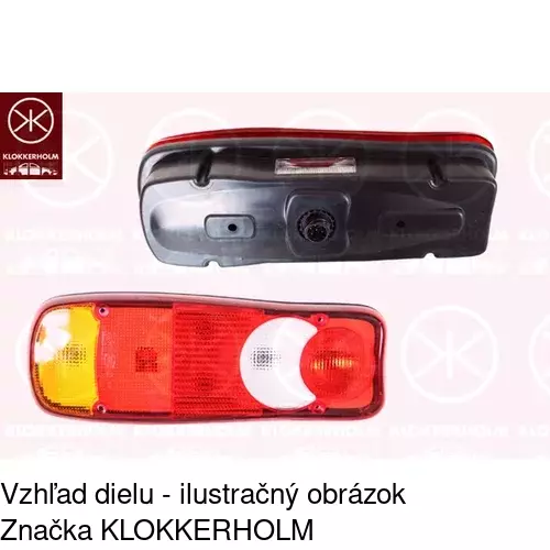 Zadné svetlo 6041872E /POLCAR/ - obr. 1