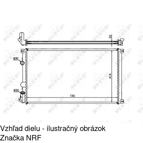 Chladiče vody 604208A2 /POLCAR/ - obr. 3