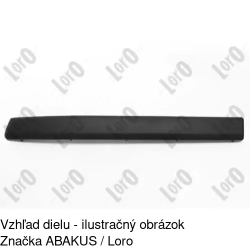 Lišta nárazníka 605507-5 /POLCAR/ - obr. 1