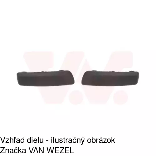 Lišta nárazníka 6055969J /POLCAR/