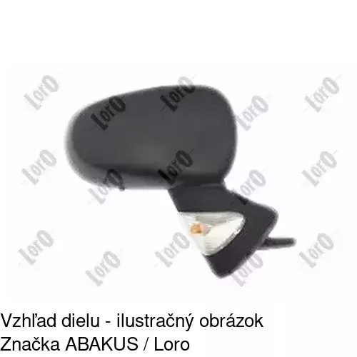 Vonkajšie zrkadlo 6056521M /POLCAR/ - obr. 3