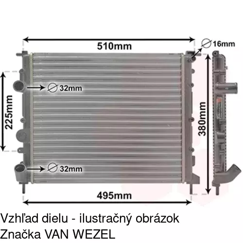 Chladiče vody 6060084X /POLCAR/ - obr. 5