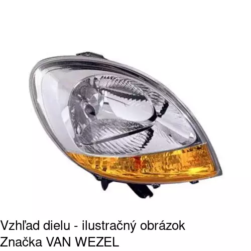 Hlavný reflektor 6061104E /POLCAR/ - obr. 3