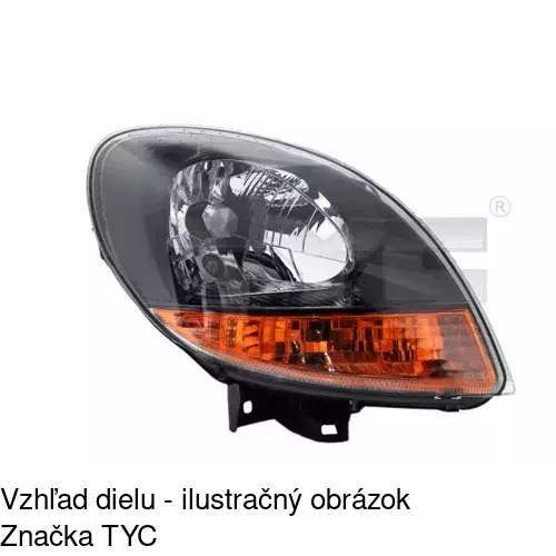 Hlavný reflektor POLCAR 6061105E