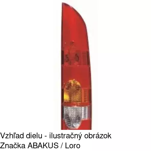 Zadné svetlo 606188 /POLCAR/ - obr. 1