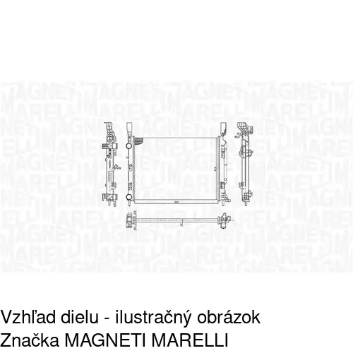 Chladiče vody 606208A3 /POLCAR/ - obr. 4