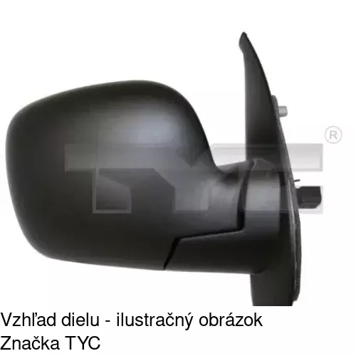 Vonkajšie zrkadlo 6062515M /POLCAR/ - obr. 4