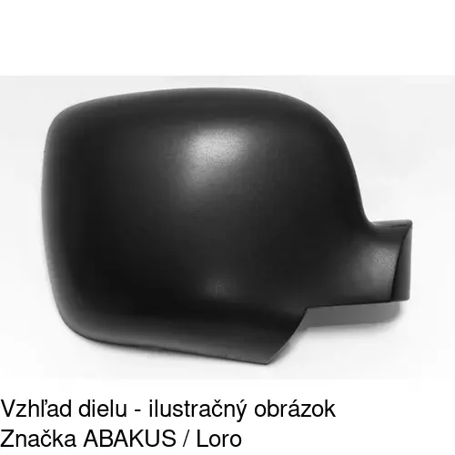 Rám vonkajšieho zrkadla 606255TM /POLCAR/ - obr. 1