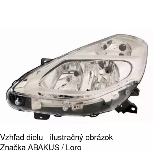 Hlavný reflektor 606410-E /POLCAR/ - obr. 5