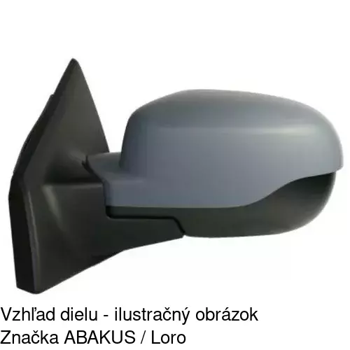 Vonkajšie zrkadlo 6064513S /POLCAR/ - obr. 3