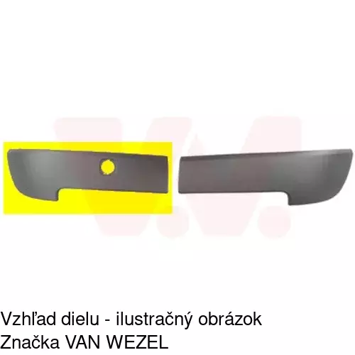 Lišta nárazníka 6071076J /POLCAR/ - obr. 1
