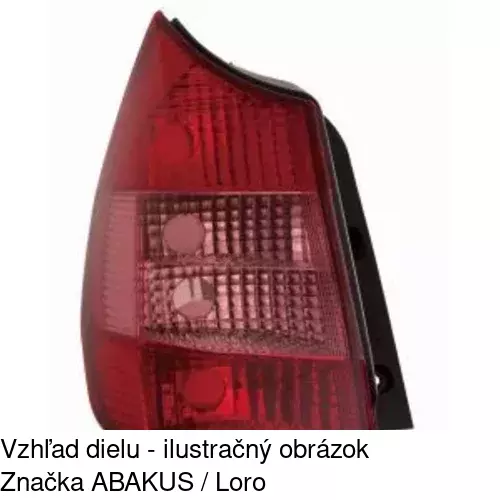 Zadné svetlo 607188-H /POLCAR/ - obr. 2