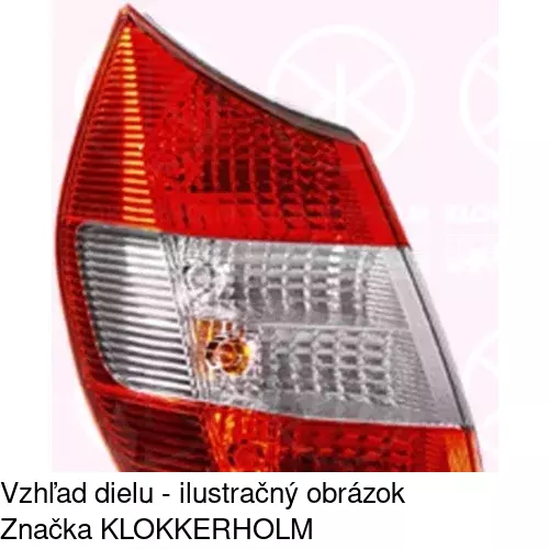 Zadné svetlo 6071881E /POLCAR/ - obr. 1