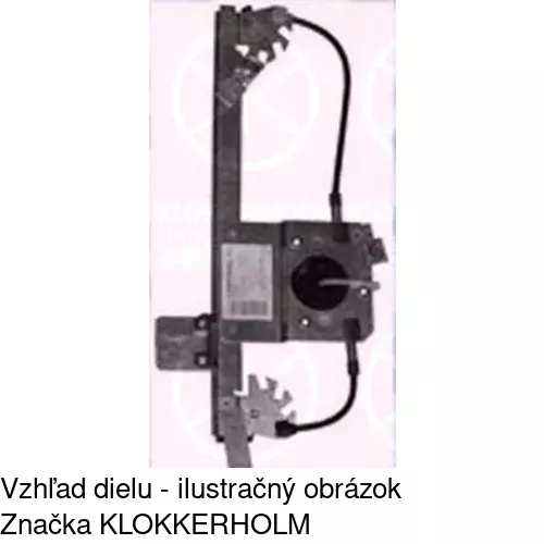 Elektrický mechanizmus okna dverí 6071PSE3 /POLCAR/ - obr. 2
