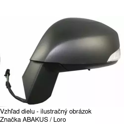 Vonkajšie zrkadlo 6073515M /POLCAR/ - obr. 2