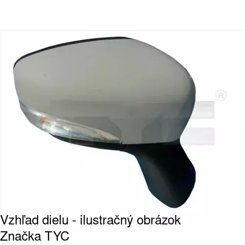 Vonkajšie zrkadlo 60B1523M /POLCAR/ - obr. 3